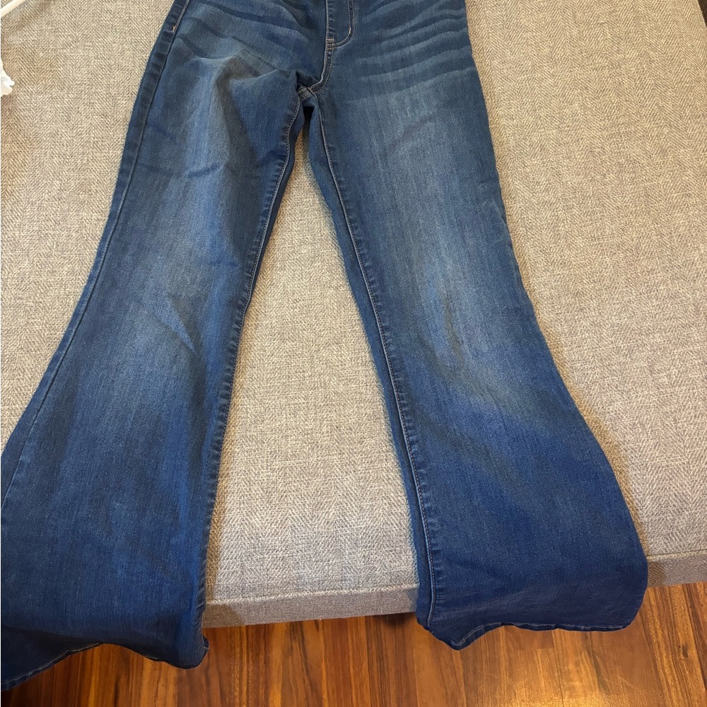 Altar'd State Dark Blue Flare Jeans